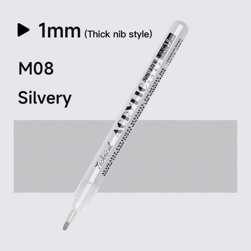 

Перманентные металлические маркеры золотые, серебряные, белые