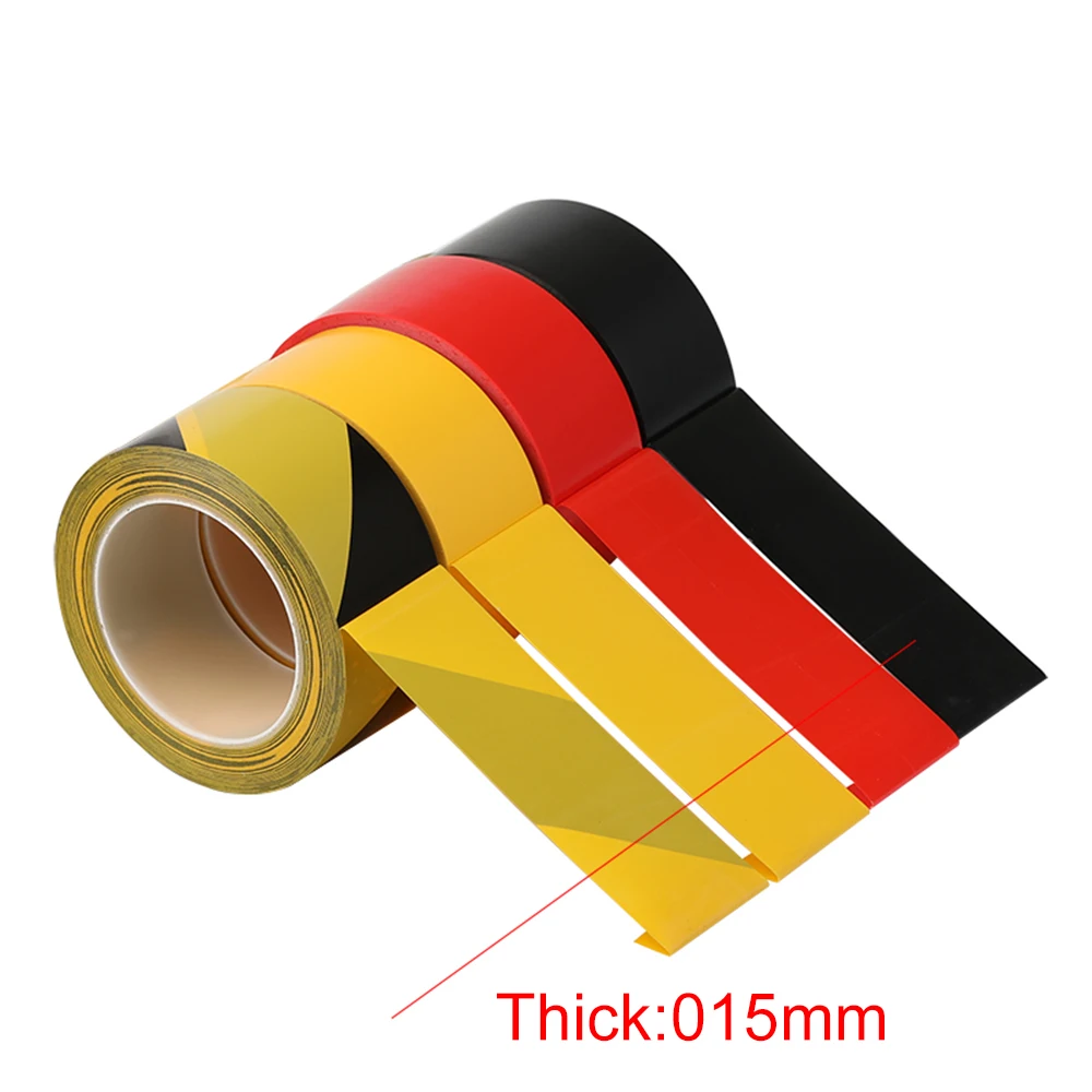 Warning Tape Caution Mark Safety Landmark Fire Isolation PVC Floor Zebra Crossing Color Sign Sticker 1 Roll |