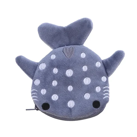 Плюшевый кошелек Whale Shark синий