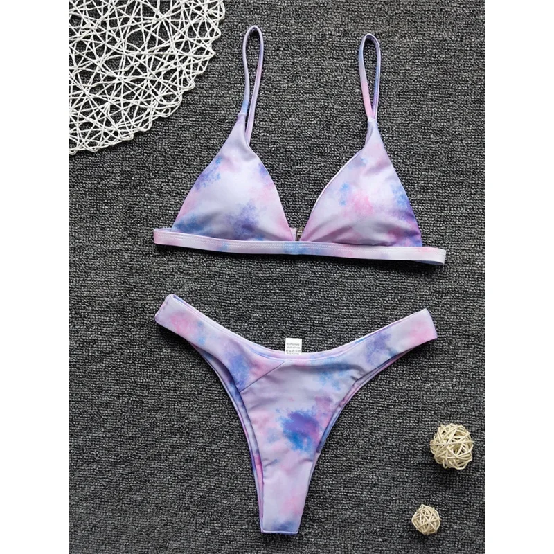 

Сексуальное мини микро-бикини 2022, женский розовый купальник-стринги с галстуком, пляжный купальник с леопардовым принтом, купальный костюм с пуш-ап треугольный купальник, бикини