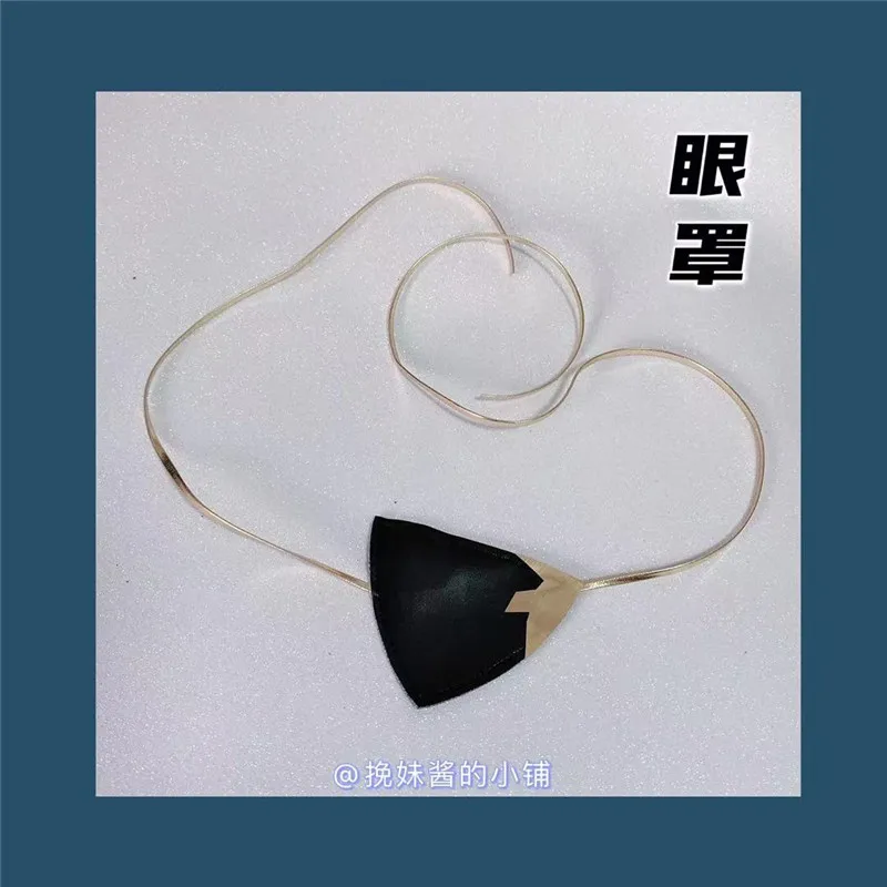 

Аниме Genshin Impact Kaeya One eyed нашивка с драконом реквизит для косплея