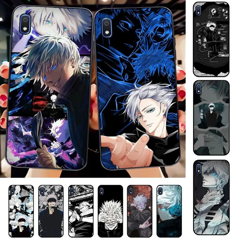 

Jujutsu Kaisen Satoru Gojo Anime Phone Case for Samsung A51 01 50 71 21S 70 31 40 30 10 20 S E 11 91 A7 A8 2018