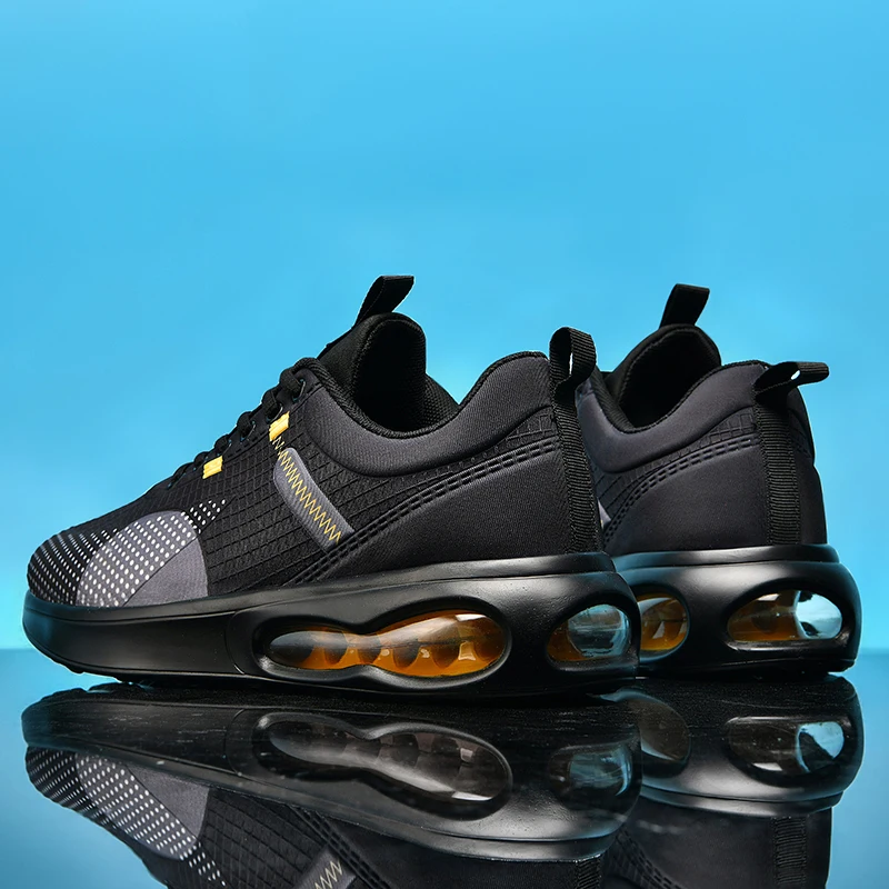 Mens Sports Shoes Male Fashion Cushioning Trainers Sneakers Breathable Race Running Shoes