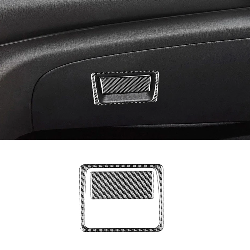 

Carbon Fiber Copilot Glove Box Handle Frame Cover Trim Sticker For Buick Regal 2017-2021 Interior Accessories