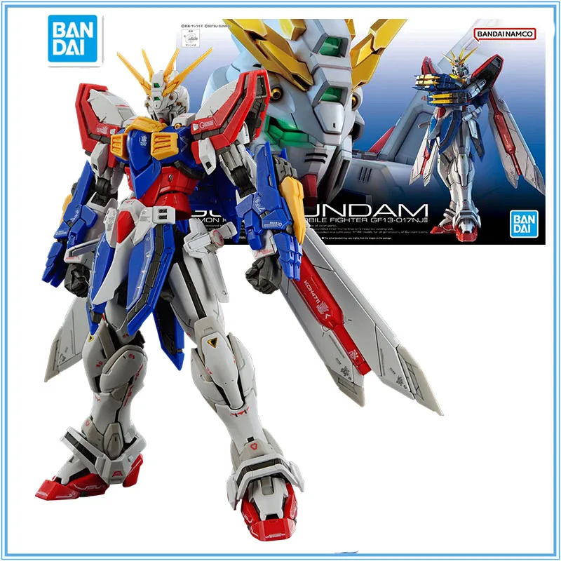 

BANDAI RG 1/144 GF13-017NJ Ⅱ GOD GUNDAM Mobile Fighter, фигурки героев, Сборная модель, набор, подарок для мальчика