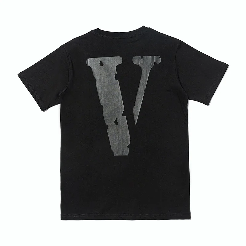Фото Футболка Vlone 22ss с коротким рукавом и V-образным вырезом №2