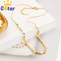 gossipstar titanium steel non fading geometric choker necklace for women exquisite snake chain necklaces girl party jewelry gift