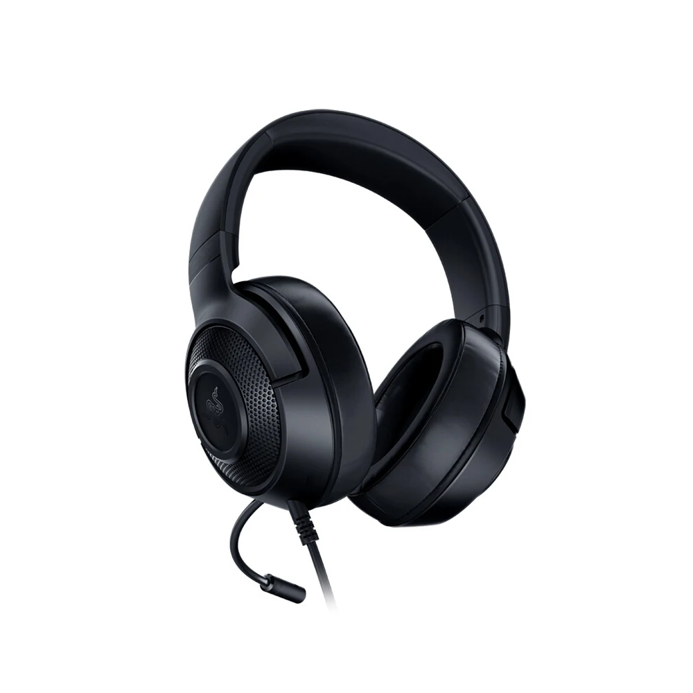 

Razer Kraken Essential X 3.5mm Gaming Headset Earphone Headphone 7.1 Surround Sound Ultra-Light Bendable Cardioid Microphone