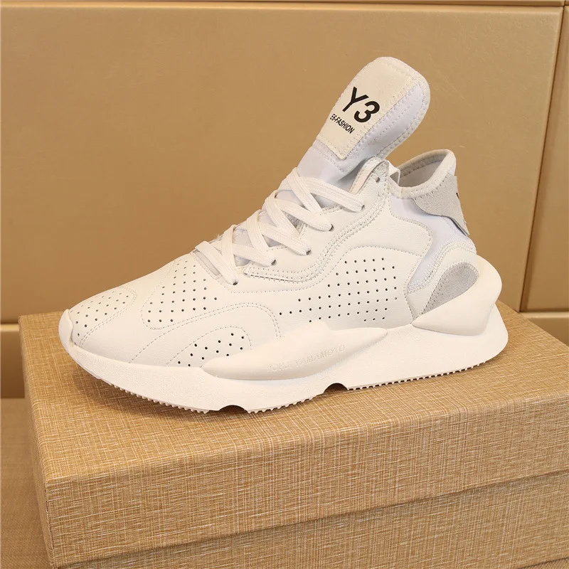 

21ss Y3H6 Genuine Leather Breathable Men's Sports Shoes Men's Casual Shoes Men's Shoes Shoes for Women Male Sneakers Streetwear