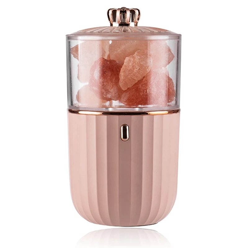 

Night Lantern Salt Lamp 2 In 1 Crystal Salt Lamp Essential Oil Diffuser Night Light For Living Room Bedroom