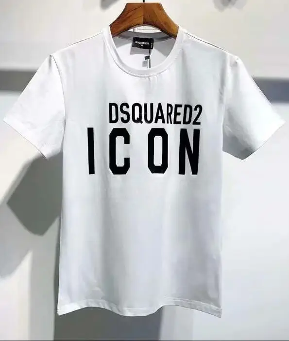 

Summer DSQUARED2 pure cotton O-neck short-sleeved T-shirt overseas authentic men's clothing DT594