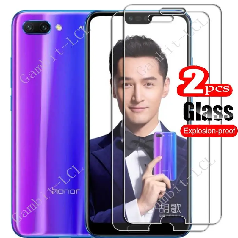 

2PCS Original Tempered Glass For Honor 10 Premium (GT) 5.84" Honor10 COL-AL10, COL-L29 Screen Protection Protector Cover Film