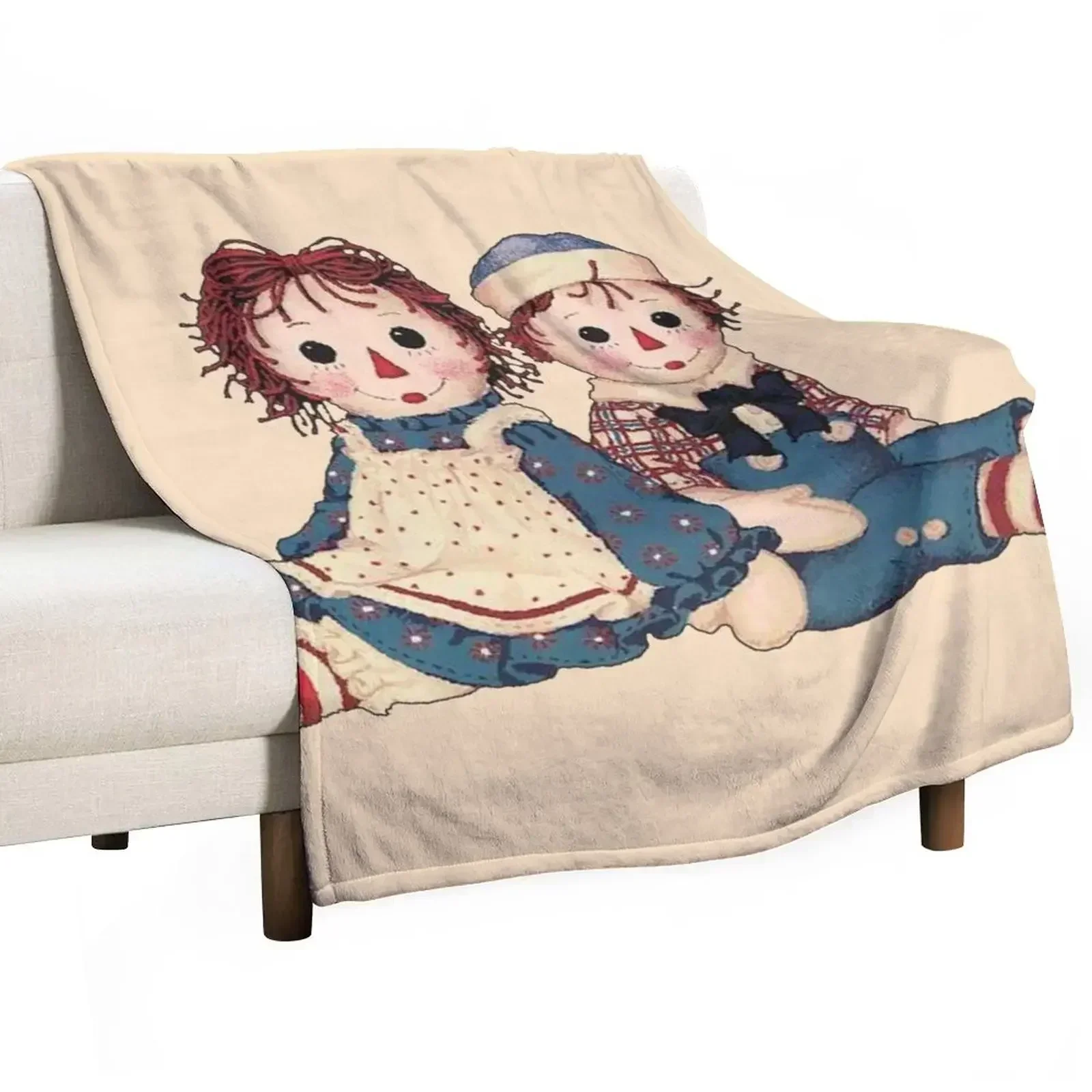 Одеяло Raggedy Ann and raggedy andy Nap Soft Plaid Летние мягкие одеяла
