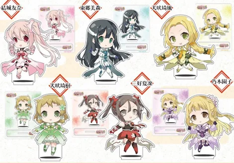 

Anime Yuuki Yuuna wa Yuusha de Aru Mini Figure Doll Inubozaki Itsuki Miyoshi Karin Small Acrylic Stand Model Plate Cosplay Toy