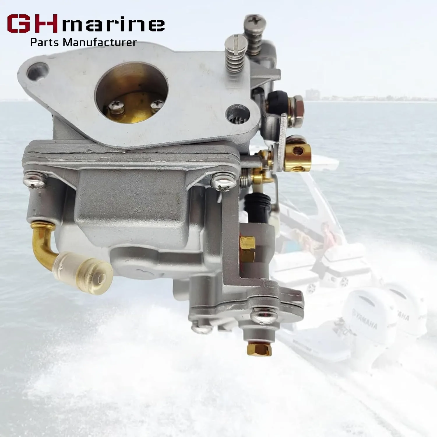 Фото Карбюратор для лодочных моторов Tohatsu Nissan 9.8HP 4-тактных MFS8, MFS9.8B, MFS9.8A3, MFS9.8A2 (номера деталей: 3DP-03100, 3FS-03100-0, 3V2-03100-3M) №3