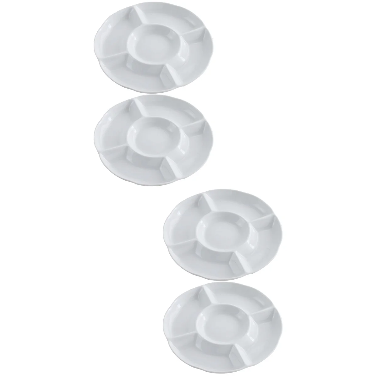 

Plate Serving Tray Platter Nutdessert Bowl Dish Snack Melamine Trays Storage Plates Appetizer Chip Party Meal Cake Fruit Dried