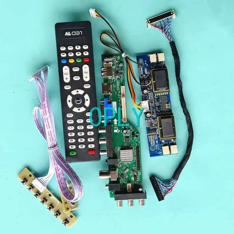 

Плата цифрового драйвера для LM250WF1 HSD250MUW2 LCD 3663 DVB 1920*1080 USB HDMI-совместимый VGA AV RF Комплект «сделай сам» LVDS 30 Pin 25 "4-CCFL
