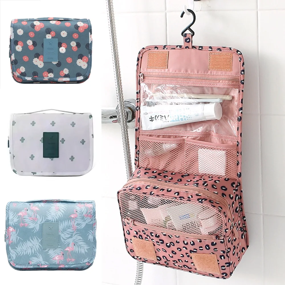 

Hook Makeup Bags Outdoor Cosmetic Toiletries Beauty Bag Wash Pouch Waterproof Female Makeup Organizer Bags for Women 2022