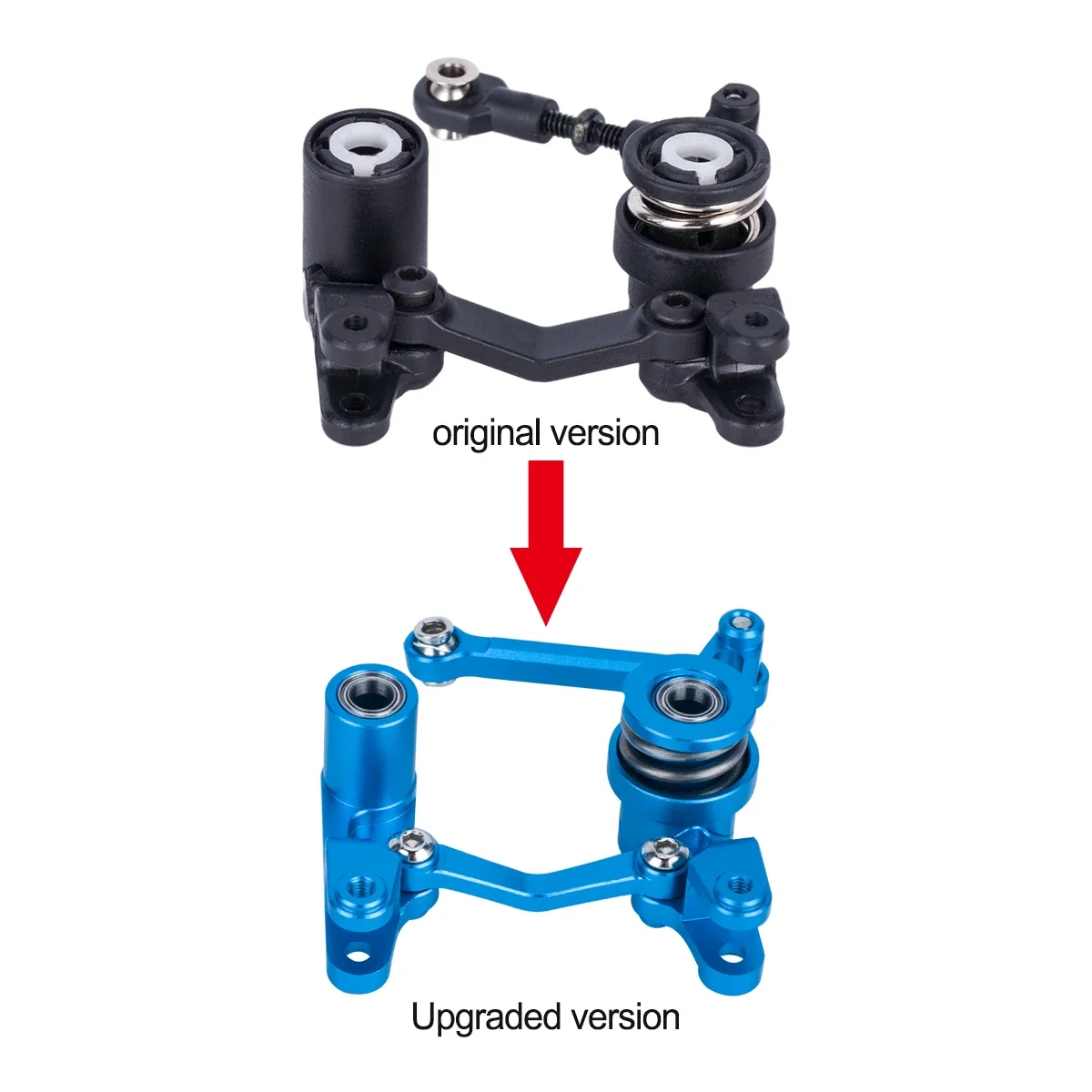 Набор металлических рулевых рычагов с ЧПУ для 1/10 Traxxas BL-2S Slash 4x4 4WD прочные