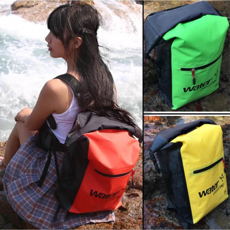 15L/20L/25L/30L Waterproof Dry Bag Swimming Backpack Sack Storage Rafting Sports Kayaking Travel Pack River Trekking Bag X311A
