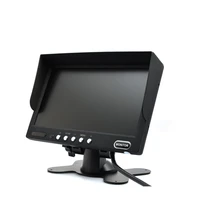 7 sunshade standalone monitor ccd camera commercial vehicle use bus truck rearview systems