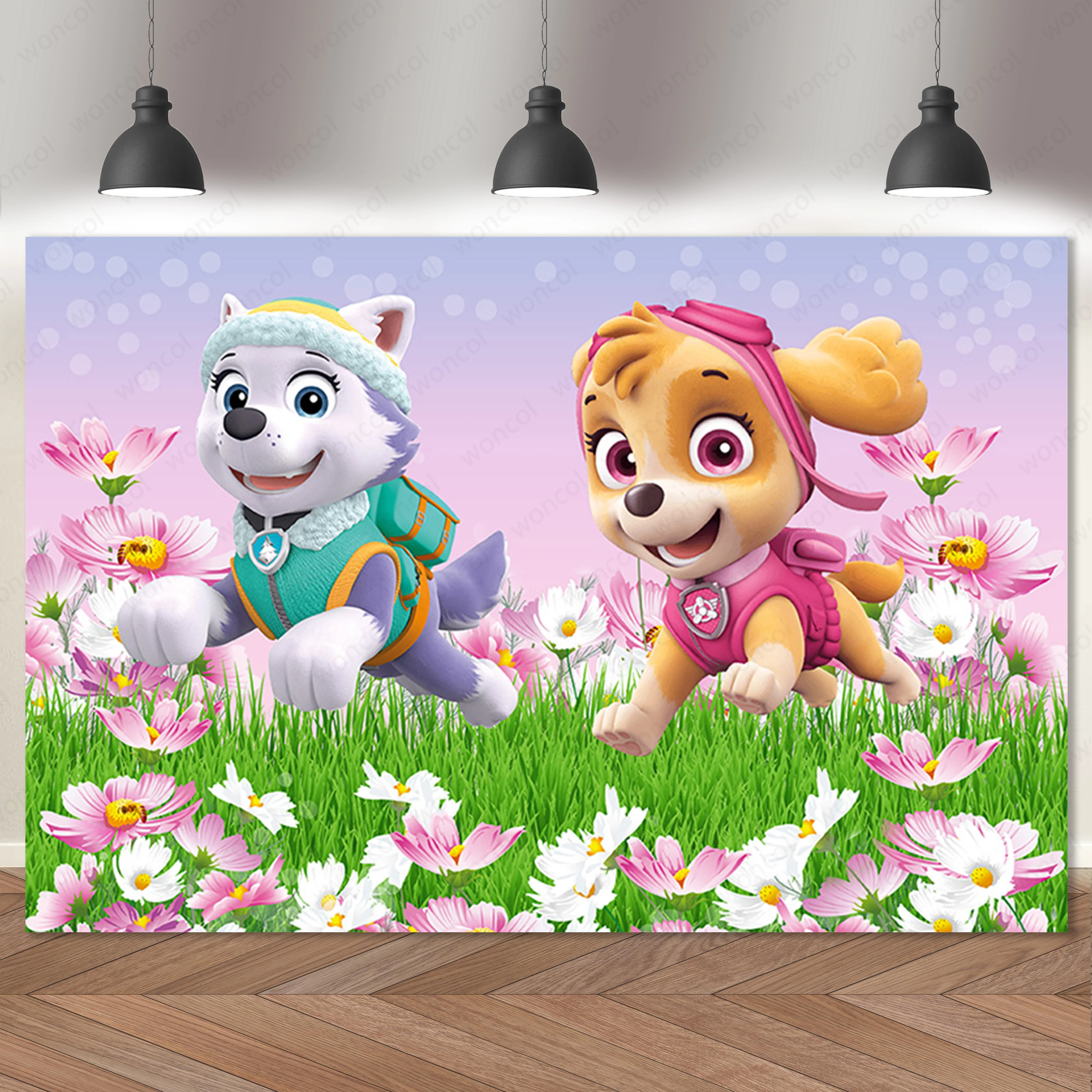 

Декоративный Виниловый фон для фотосъемки с изображением героев мультфильма «Щенячий патруль»