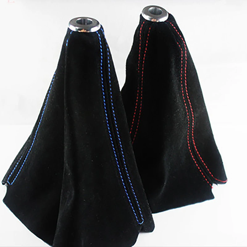 Универсальная замшевая кожаная ручка переключения передач ботинки для