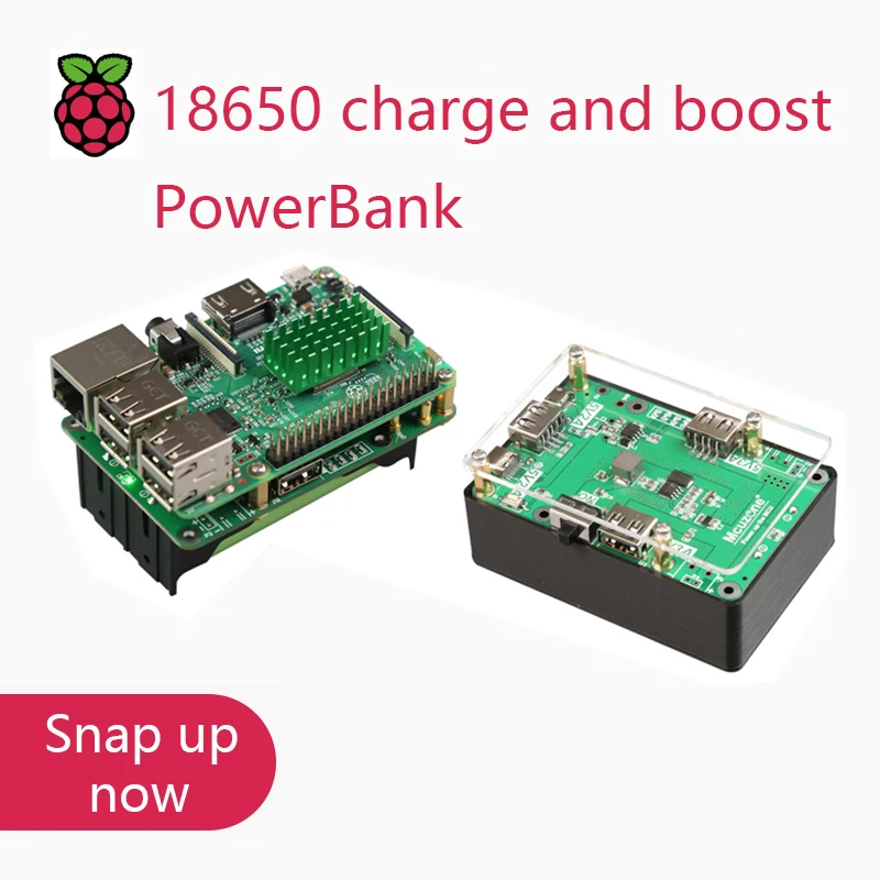 PowerBank заряда и повышения 18650 для Raspberry Pi двойной выход до 5 В 3 А WS2812 радар 4G LTE