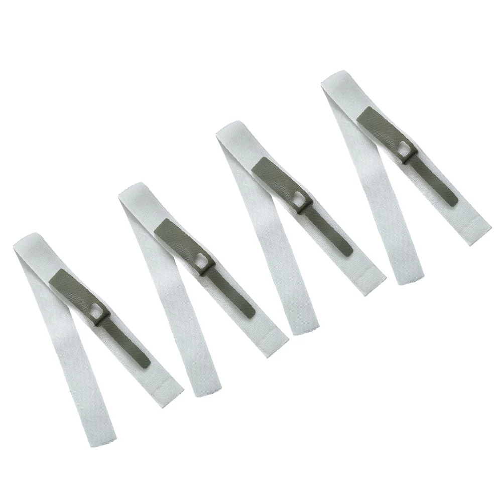 

4 шт. ремень для ножек катетера, Регулируемый универсальный Фиксирующий Ремень для катетера (белый)