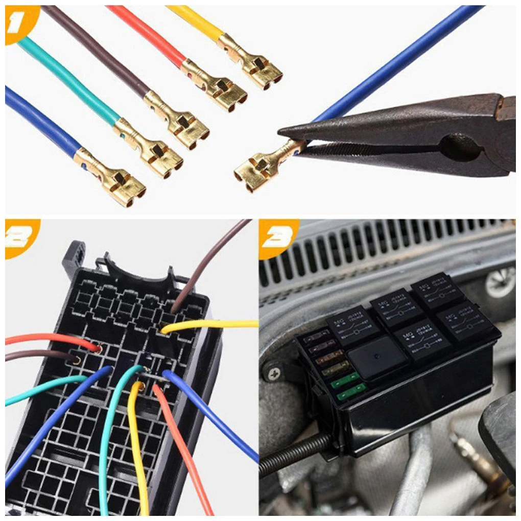 

Insulated Shell - Detachable Combination Fuse Relay Box Reliable Quality Way Blade Fuse Free Combination Fuse Holder