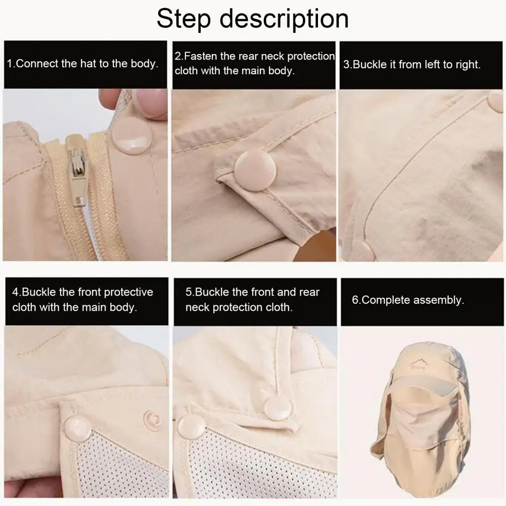 Летняя шляпа от солнца UPF50 + для женщин и мужчин быстросохнущие застежки-липучки