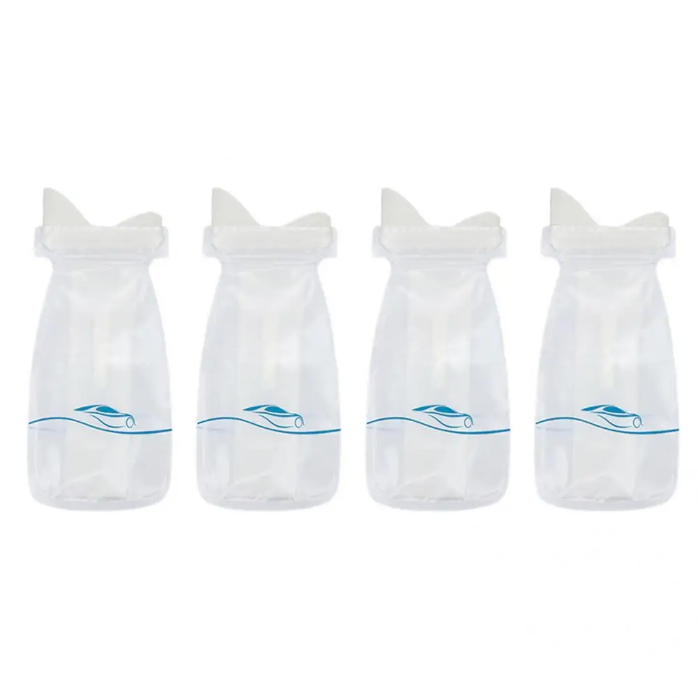 

4Pcs High-quality Toilet Pee Bag 700ML Emergency Urinal Bag Large Capacity Outdoor Disposable Vomit Bag Spill-proof