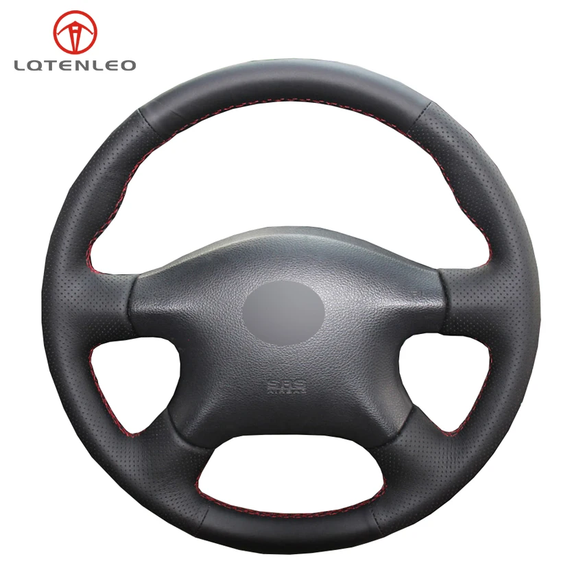 

Black Gneuine Leather Steering Wheel Cover for Nissan Almera Pathfinder 2003-2006 X-Trail 2001-2007 Infiniti M45 2003-2004