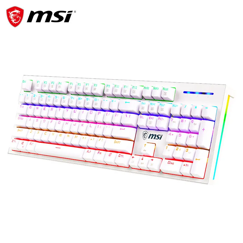 

MSI VIGOR GK50Z Gaming keyboard Mechanical Keyboard Wired Gaming Keyboard RGB 104keys Brown Switch Gaming setup Game Laptop PC