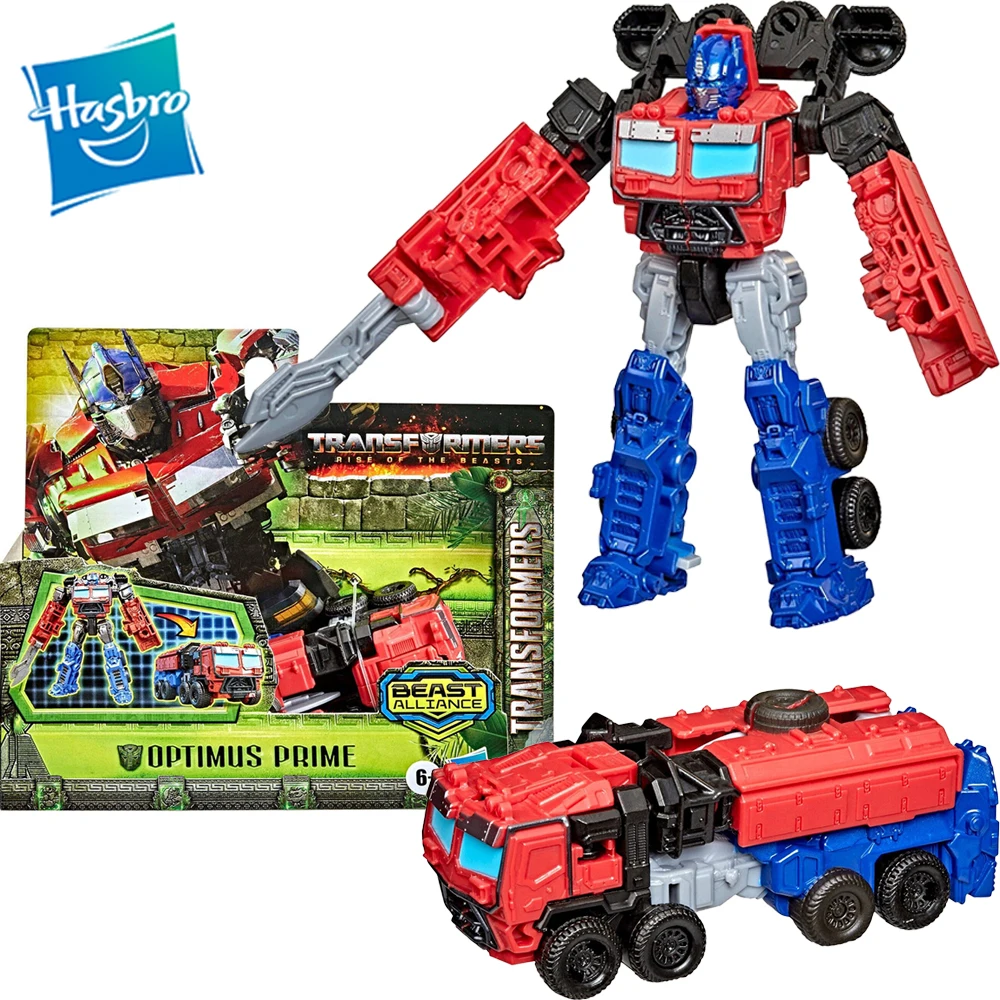 

Original Hasbro Transformers Rise of The Beasts Battle Changer Optimus Prime Collection Model Action Figure Toys (F4605)