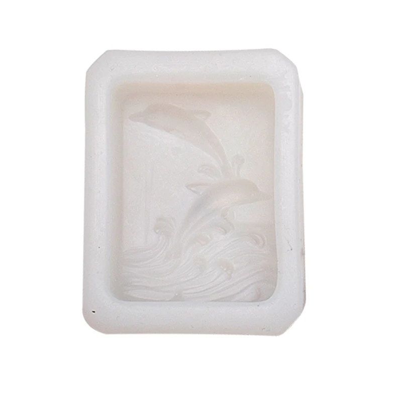 

Soap Candle Making Resin Mold Dolphin Epoxy Casting Silicone Molds Soap DIY Tools 8.5x6.5cm Resin Mold