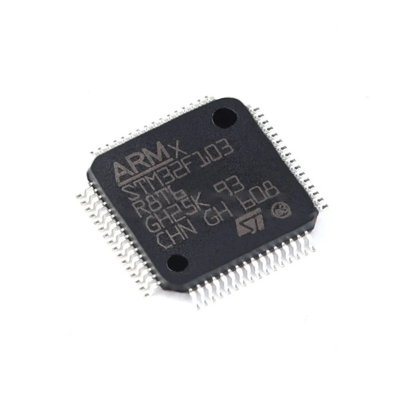 

STM32F103R8T6 IC STM MCU 32BIT 64KB FLASH 64LQFP stm 32 microcontroller new ic chip STM32F1 IC STM STMicroelectronics series