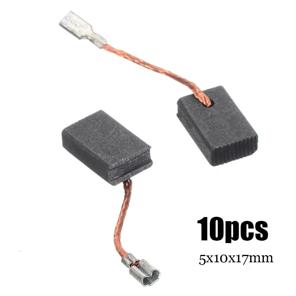 Набор угольных щеток Bosch GWS14150, сменная Угольная щетка, 5 х10х17 мм, 10 шт.