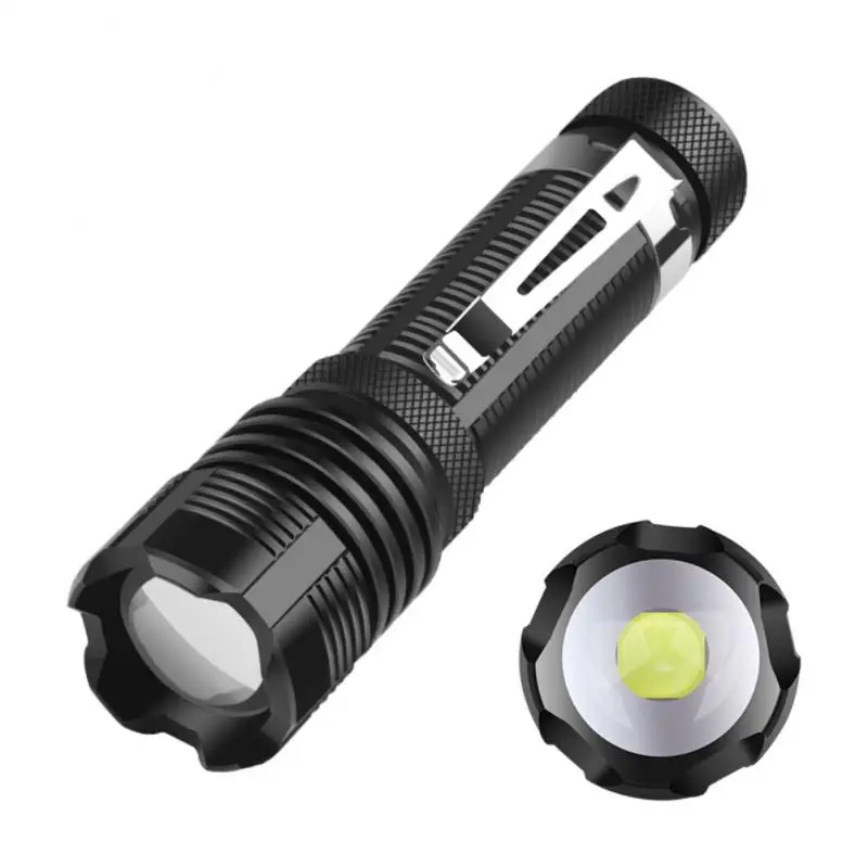 

Портативный мини-фонарик, мощный фонарик из алюминиевого сплава для повседневного использования, светодиодный фонарик Xhp50, уличное освещение, Новый телескопический зум, маленький