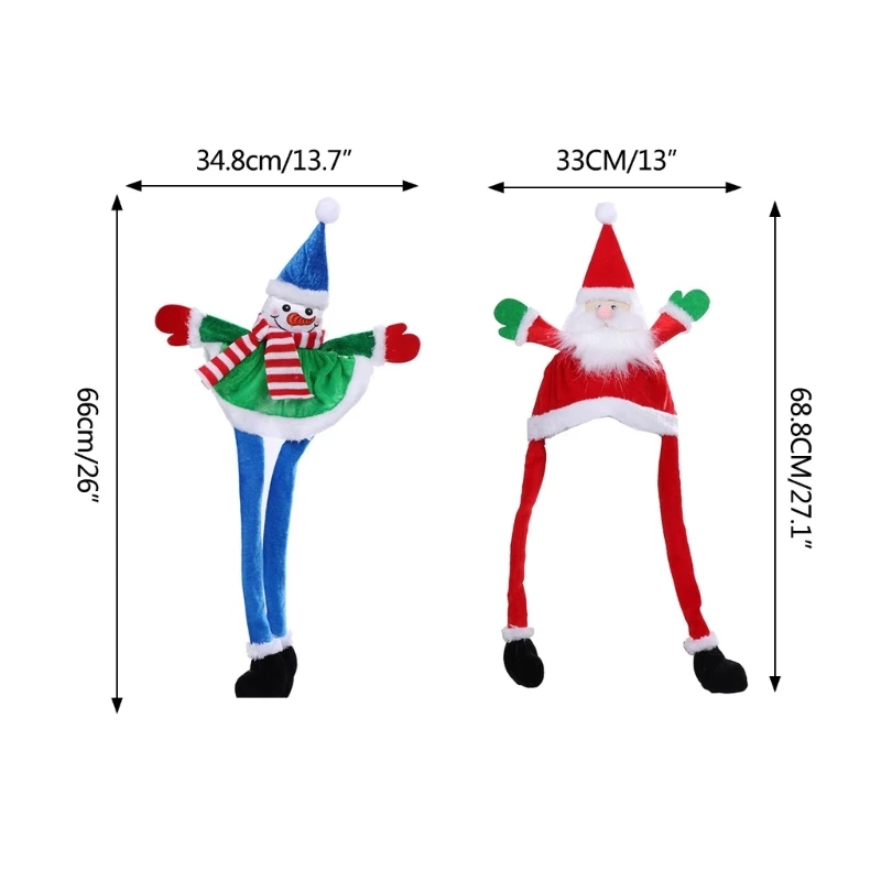 

Новинка, Рождественская шапка, подвижный праздничный костюм, праздничная шапка для взрослых и детей, милая шапка Санта-Клауса, повязка на голову для праздвечерние