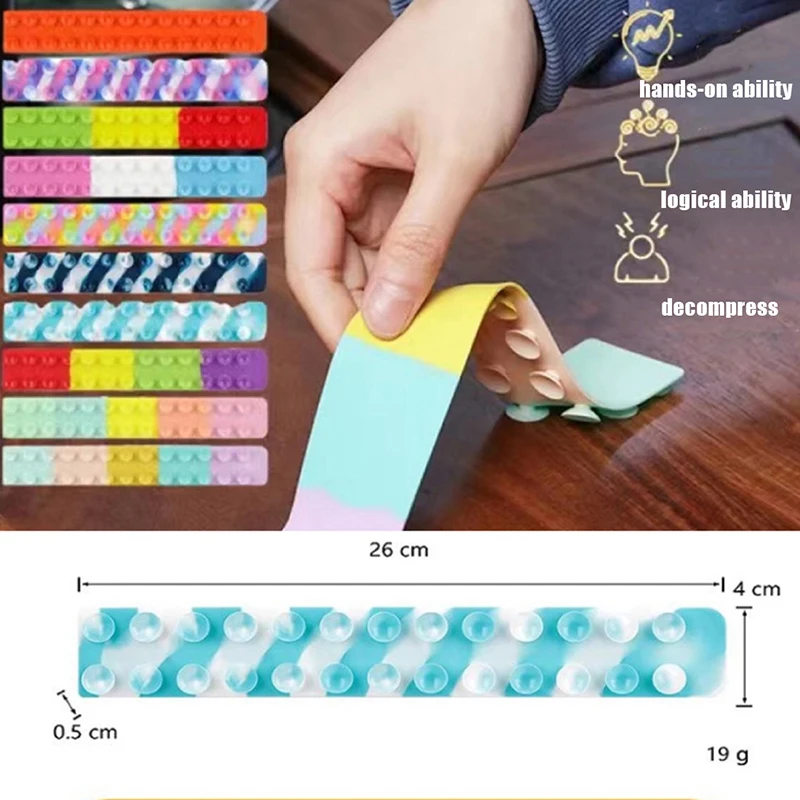 Игрушка-антистресс силиконовая на присоске для детей |