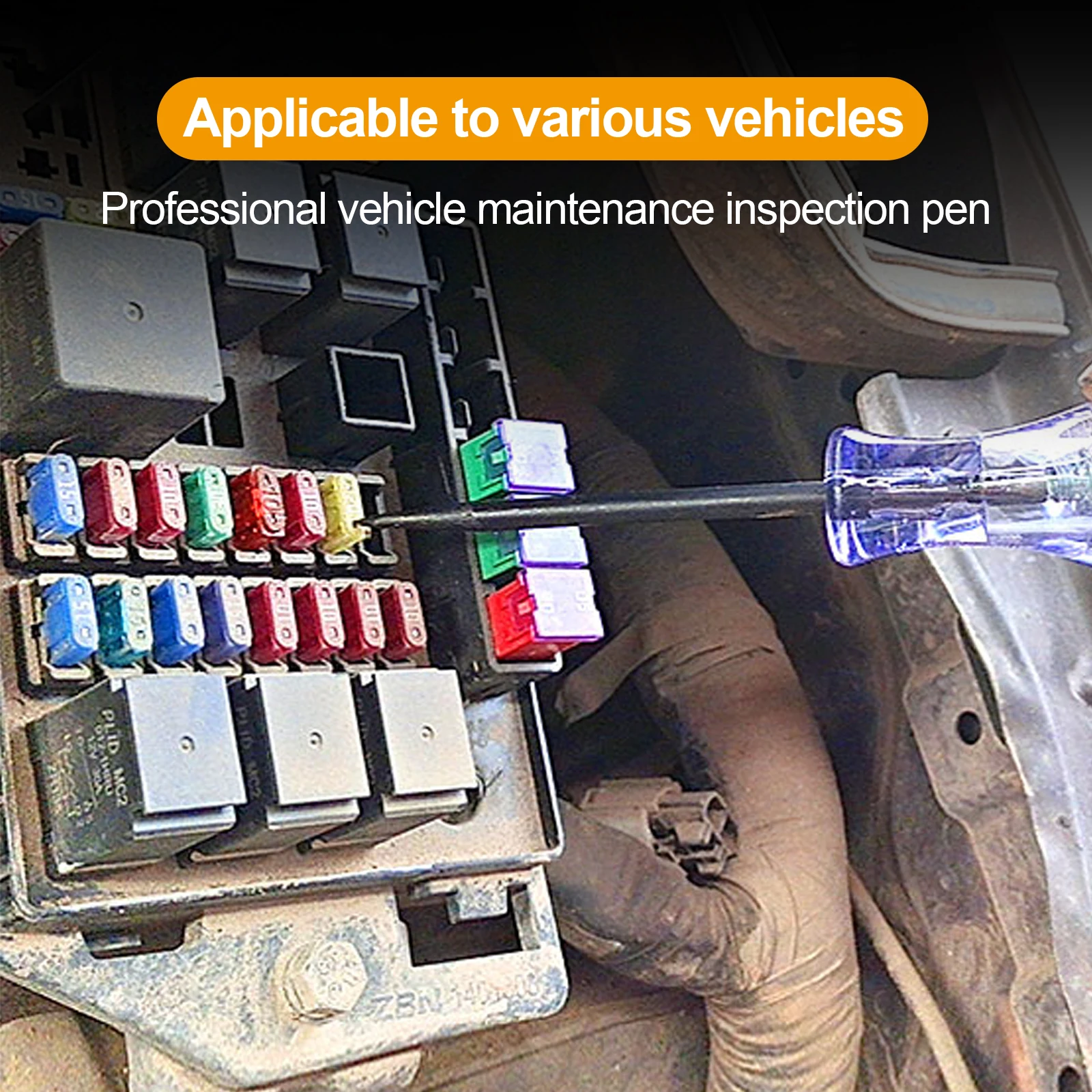 

6V 12V 24V Durable Automotive Electric Circuit Tester Digital Light Probe Test Pen for Car Boat Auto Accessories