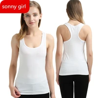 95 cotton 5 spandex women tank top summer solid sport skinny tees i shape vest black white casual singlet soft underwear
