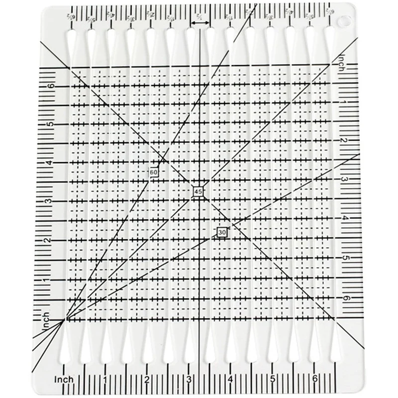 

SEWS-Quilt Cutting Ruler, 5 in 1 Quilt Cutting Ruler, Charming Shape Cutting Quilting Ruler and Template