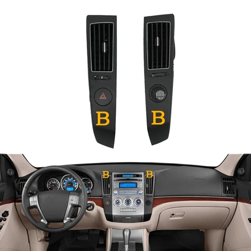 

Решетка решетчатая средняя для кондиционера автомобиля Hyundai Veracruz 2007-2012, 1 пара