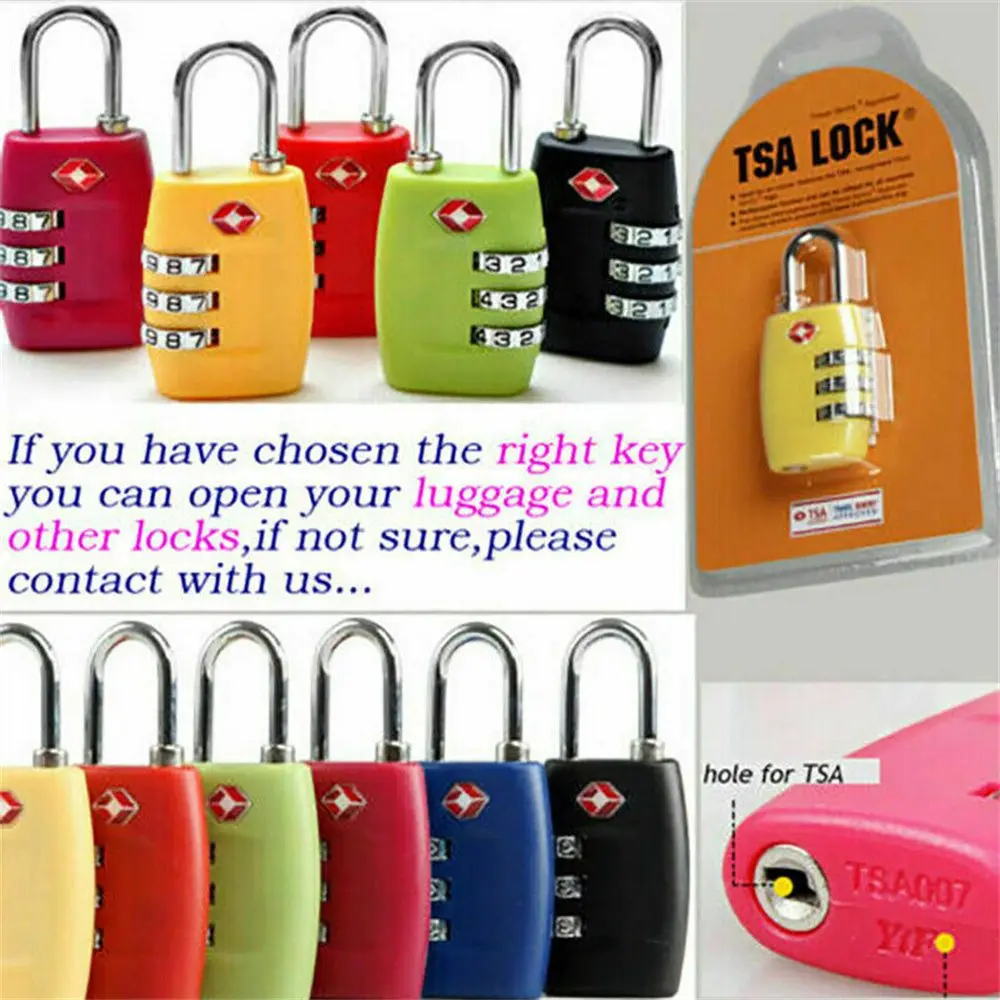 TSA Locks Smart Combination Lock for Travel Luggage Suitcase Anti-theft Code Padlock Customs Password Lock High Security images - 6