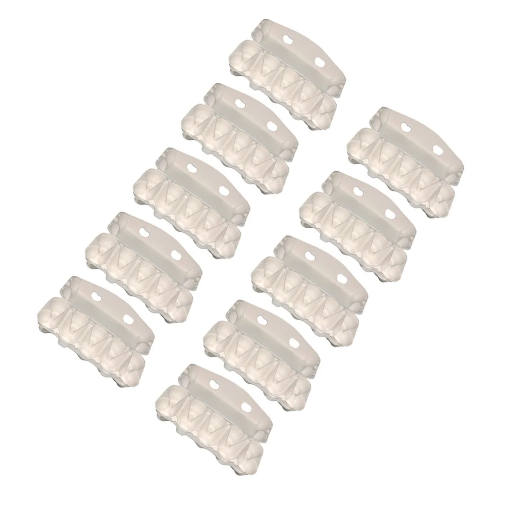 

10 шт., биоразлагаемые коробки для яиц