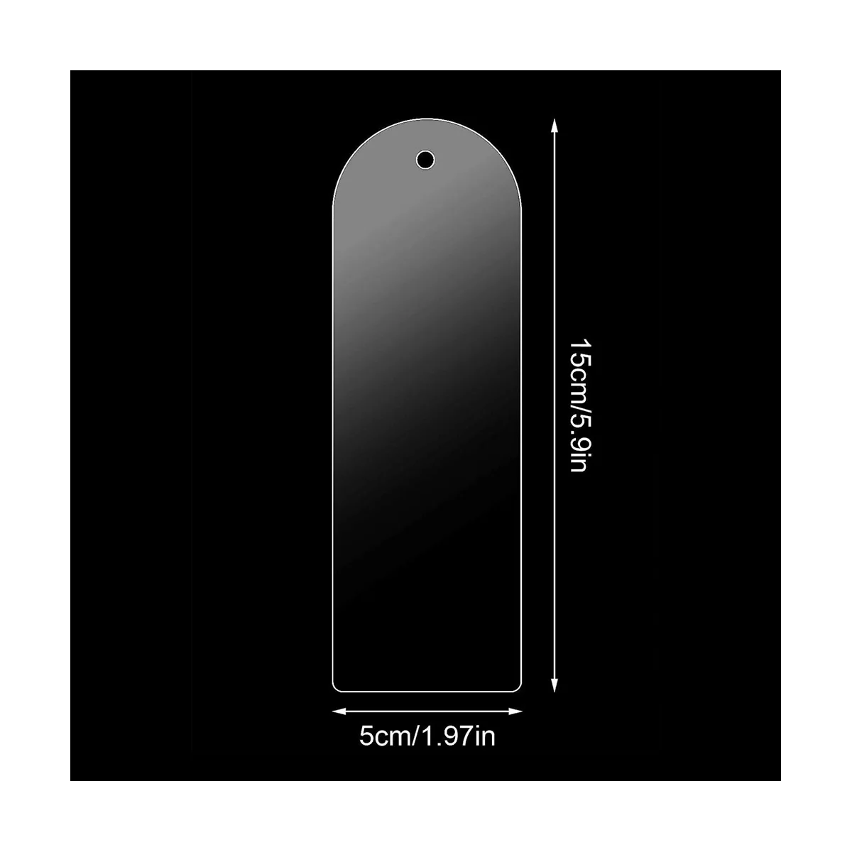 

Пустые прозрачные акриловые закладки 20 шт., прямоугольные крафтовые прозрачные акриловые закладки для книг с 20 шт. небольшими закладками и кисточками