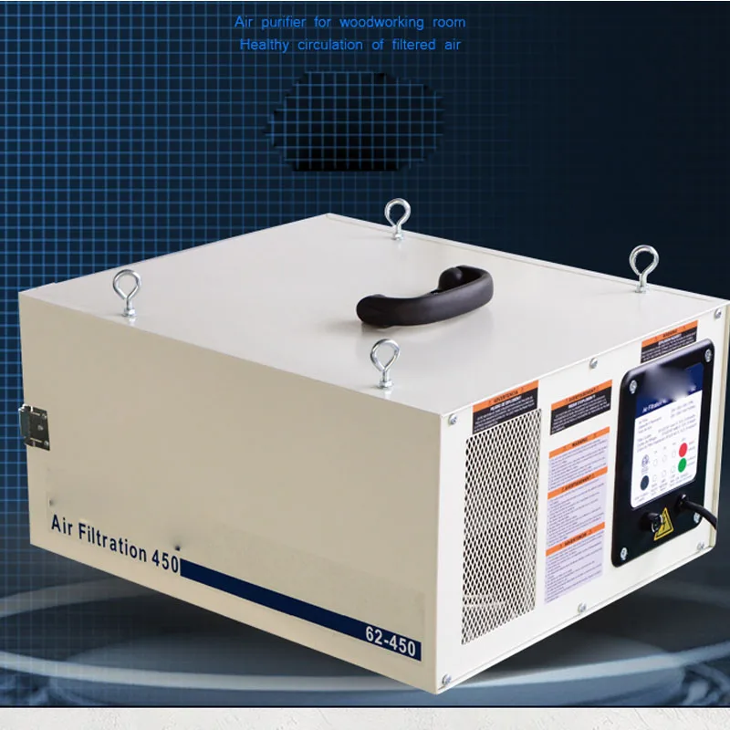 Professional Grade Woodworking Air Filter Purifier Remote Co