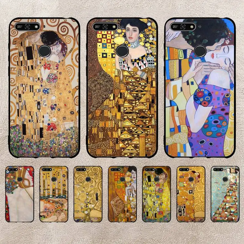 

YGustav Klimt Tree Life Kiss Phone Case For Xiaomi 11 10 12Spro A2 A2lite A1 9 9SE 8Lite 8explorer F1 Poco 12S Ultra Cove